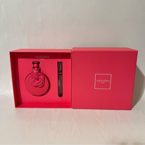 Valentina Pink by Valentino EDP Spray 80ml/2.7fl oz & Eau De 10ml/0.34 fl - Picture 1 of 3